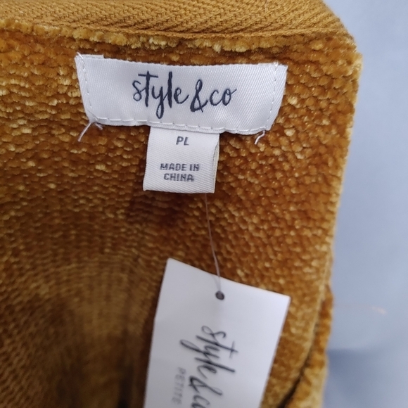STYLE & Co. Chenille Sweater Size LP - Picture 9 of 11